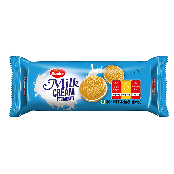 Munchee Biscuit Milk Cream 110G - MUNCHEE - Biscuits - in Sri Lanka