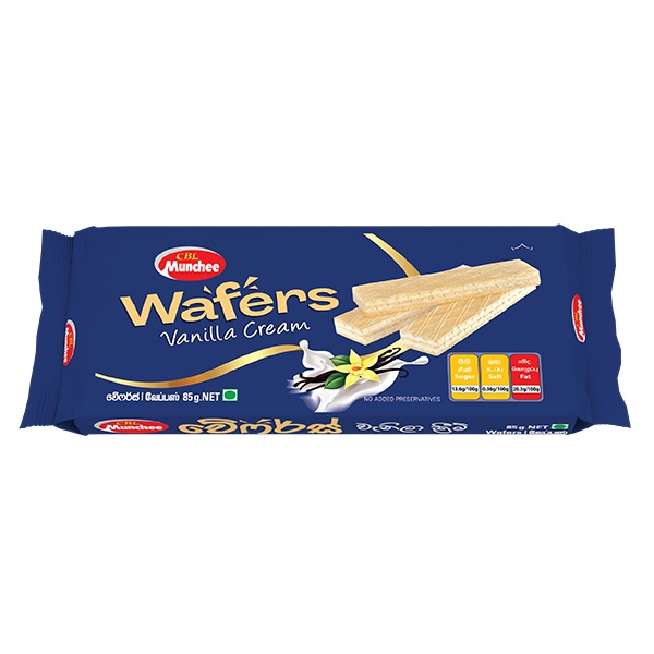 Munchee Wafer Vanilla 85G - MUNCHEE - Biscuits - in Sri Lanka