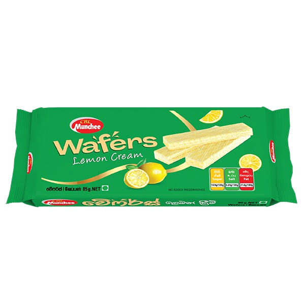 Munchee Wafer Lemon 85G - MUNCHEE - Biscuits - in Sri Lanka