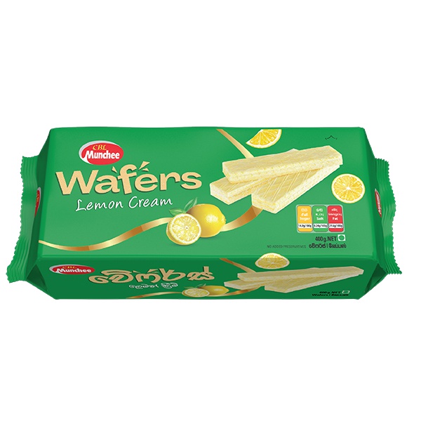 Munchee Wafer Lemon 400G - MUNCHEE - Biscuits - in Sri Lanka