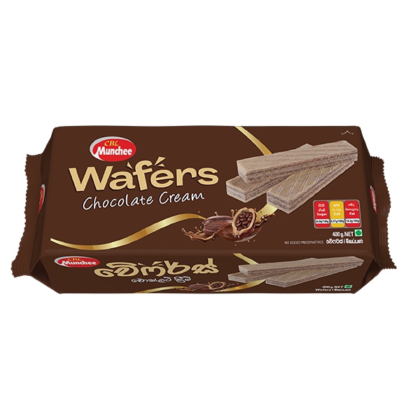 Munchee Wafer Chocolate 400G - MUNCHEE - Biscuits - in Sri Lanka