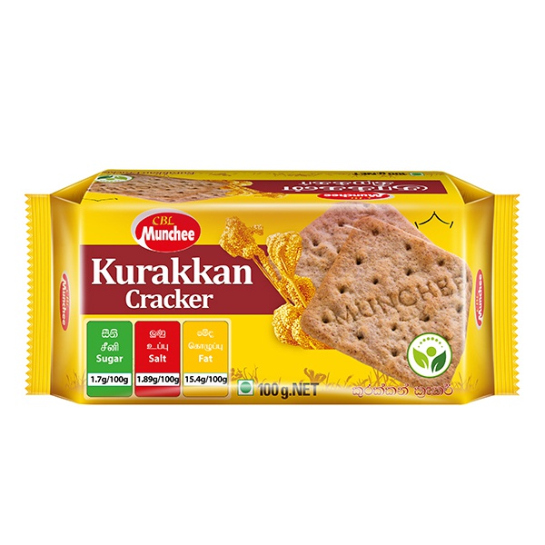 Munchee Biscuit Kurakkan Cracker 100G - in Sri Lanka
