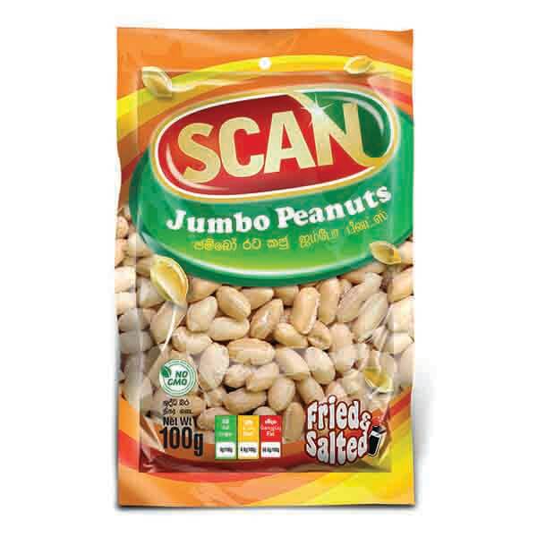 Scan Fried & Salted Jumbo Peanuts 120G - in Sri Lanka