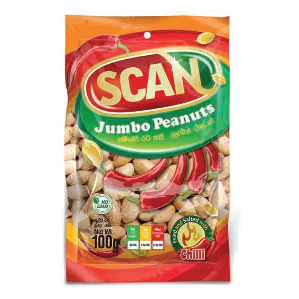 Scan Chillie Jumbo Peanuts 100G - SCAN - Snacks - in Sri Lanka