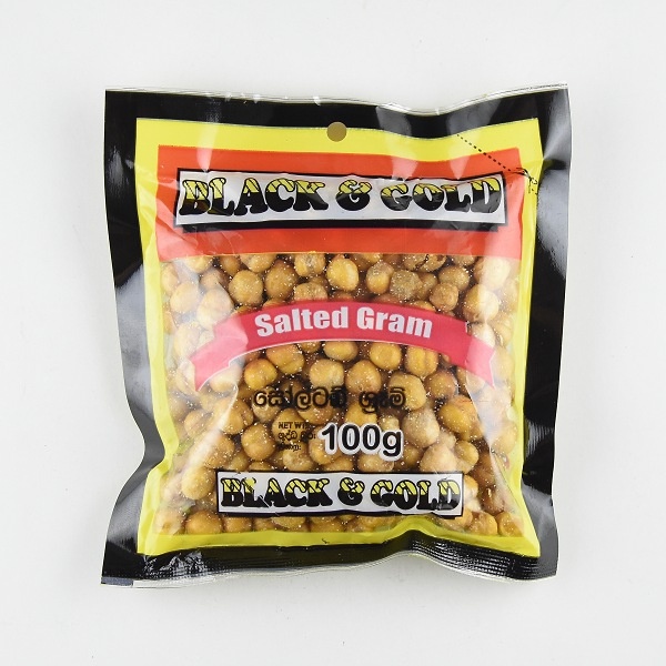 Black & Gold Salted Gram 100G - BLACK & GOLD - Snacks - in Sri Lanka