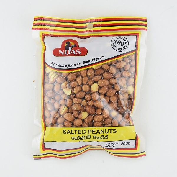 Noas Salted Peanut 200G - NOAS - Snacks - in Sri Lanka
