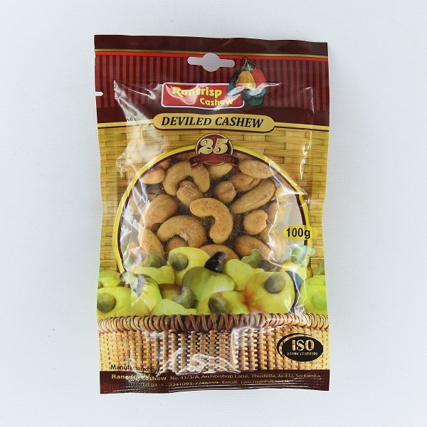 Rancrisp Devilled Cashew Nuts 100G - RANCRISP - Snacks - in Sri Lanka