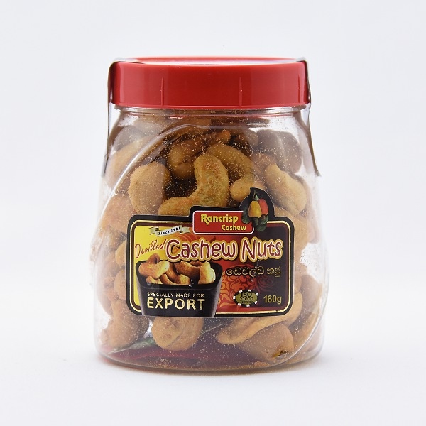Rancrisp Devilled Cashew Nuts Bottle 160G - RANCRISP - Snacks - in Sri Lanka