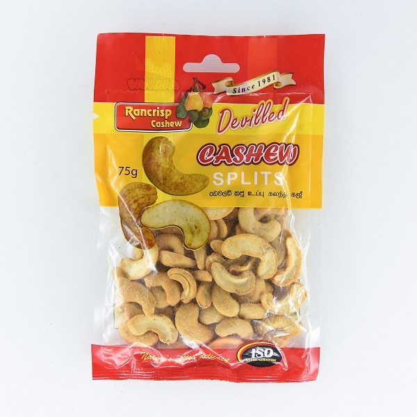 Rancrisp Devilled Cashew Splist 75G - RANCRISP - Snacks - in Sri Lanka