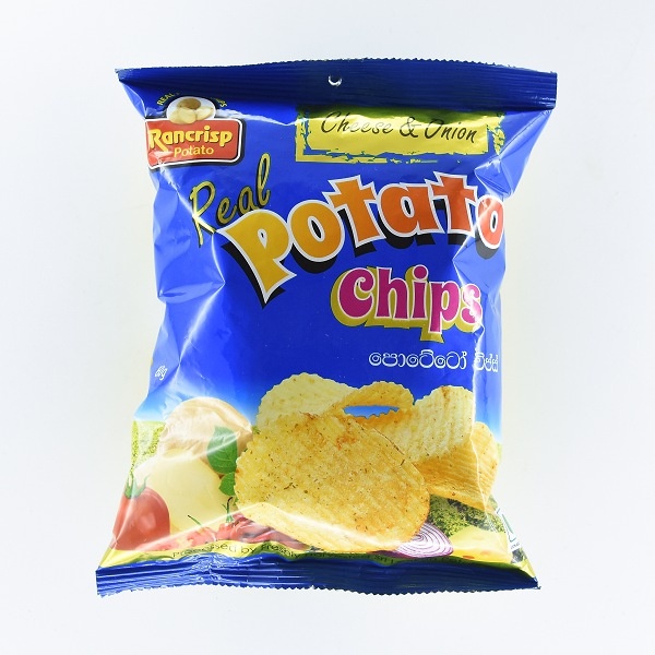 Rancrisp Potato Chip Cheese & Onion 60G - RANCRISP - Snacks - in Sri Lanka