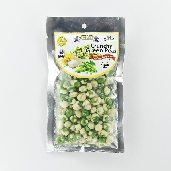 Royal Cashews Crunchy Green Peas 50G - in Sri Lanka
