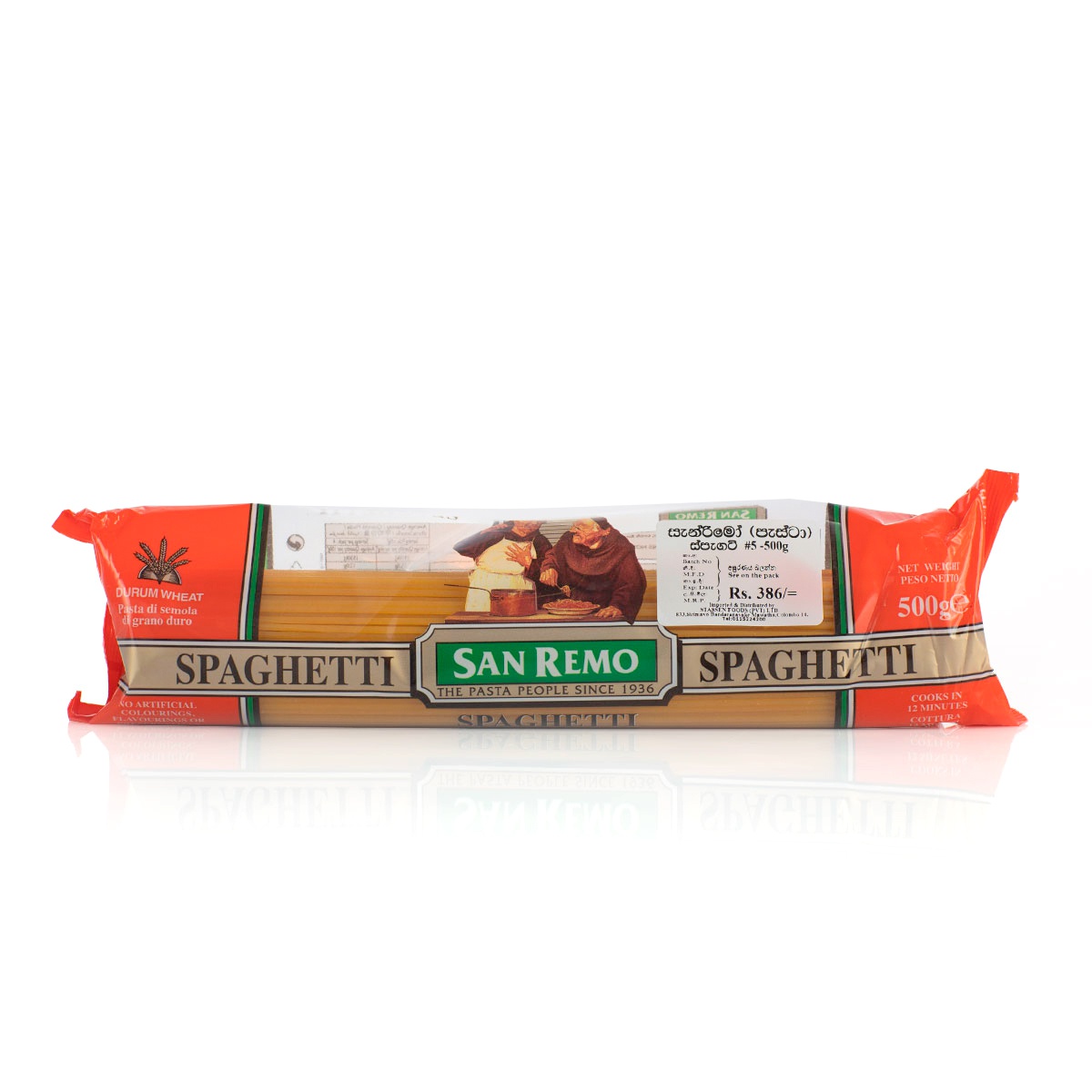 San Remo Spaghetti No.5 500G - SAN REMO - Pasta - in Sri Lanka
