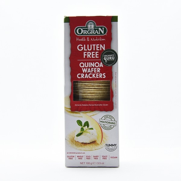 Orgran Gluten Free Quinoa Wafer Cracker 100G - ORGRAN - Biscuits - in Sri Lanka
