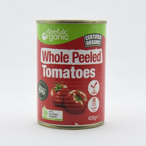 Absolute Organic Whole Peeled Tomatoes 400G - ABSOLUTE ORGANIC - Processed/ Preserved Vegetables - in Sri Lanka