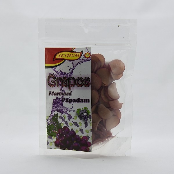 Sethum Grape Flavoured Papadam 100G - in Sri Lanka