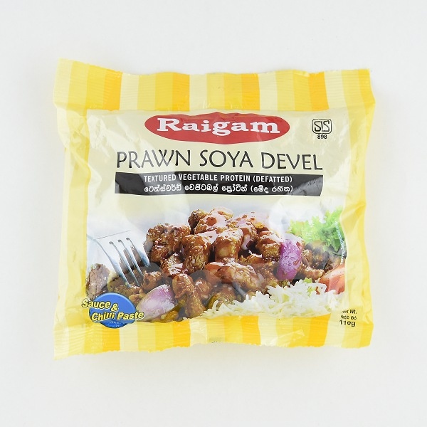 Raigam Soya Meat Devilled Prawn 110G - RAIGAM - Processed/ Preserved Vegetables - in Sri Lanka