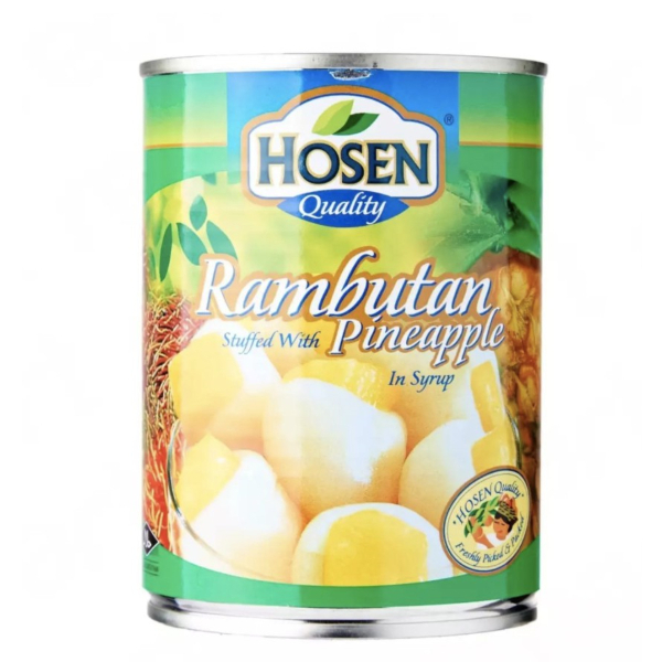 Hosen Rambutan Stuffed With Pineapple 565G - HOSEN - Processed/ Preserved Fruits - in Sri Lanka