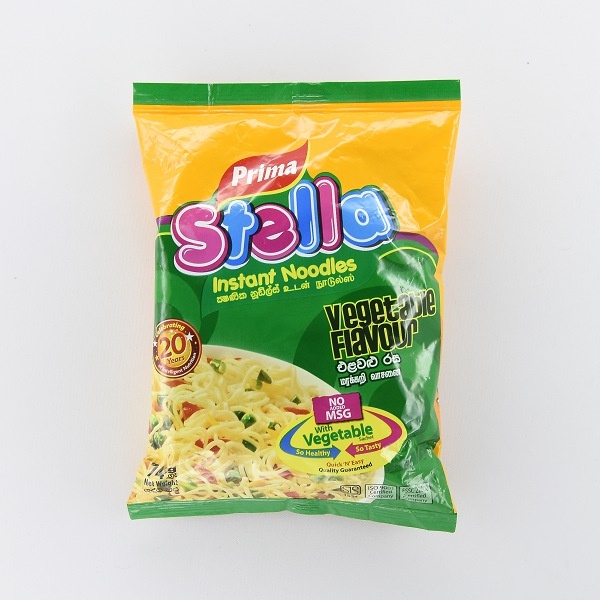 Prima Noodles Stella Vegetable No Add Msg 74G - in Sri Lanka