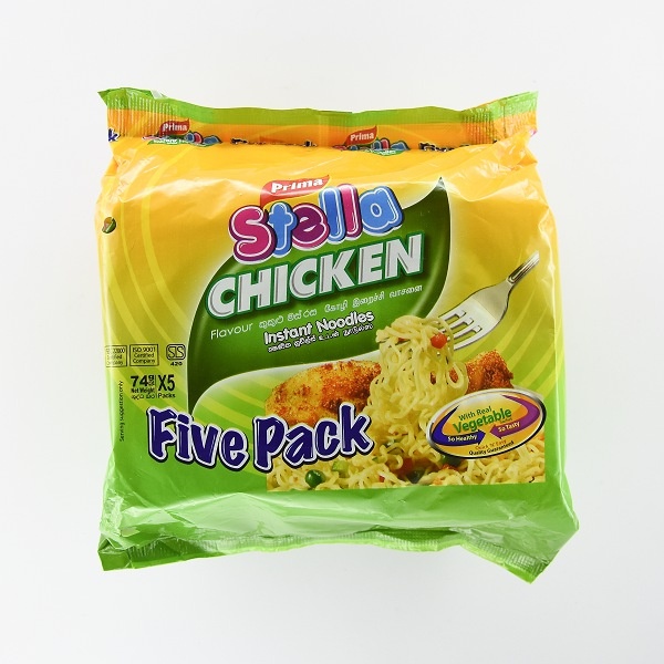 Prima Noodles Stella Chicken Five Bag 370G - PRIMA - Noodles - in Sri Lanka