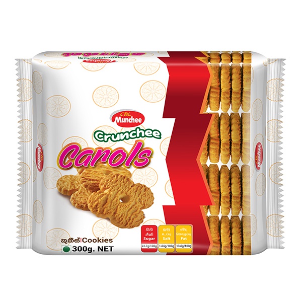 Munchee Biscuit Crunchee Carols 300G - MUNCHEE - Biscuits - in Sri Lanka