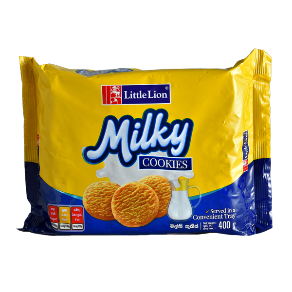 Little Lion Biscuit Milky Cookies 400G - LITTLE LION - Biscuits - in Sri Lanka