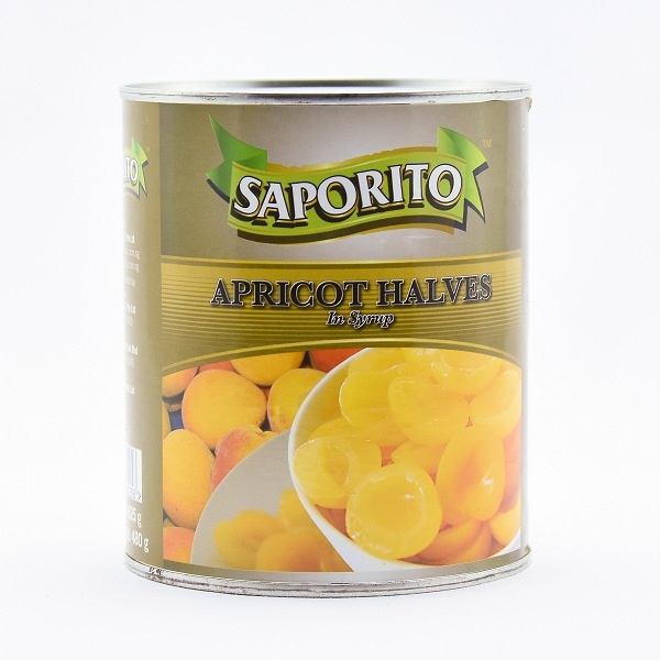 Saporito Apricot Halves 825G - SAPORITO - Processed/ Preserved Fruits - in Sri Lanka