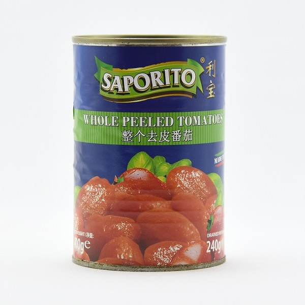 Saporito Whole Peeled Tomatoes 400G - SAPORITO - Processed/ Preserved Vegetables - in Sri Lanka