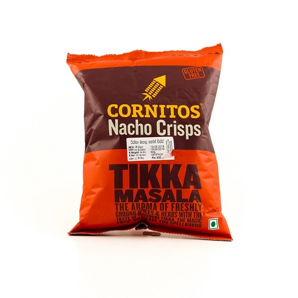 Cornitos Tikka Masala Nacho Crisps 60G - CORNITOS - Snacks - in Sri Lanka