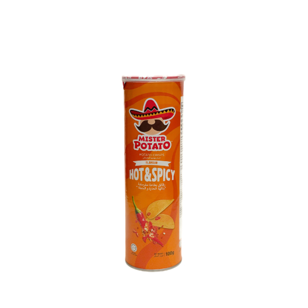 Mister Potato Crisp Hot & Spicy Can 100G - in Sri Lanka