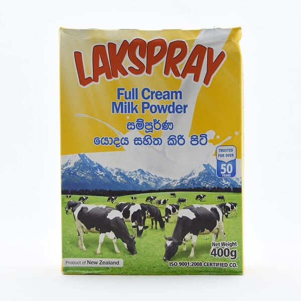 Lakspray Milk Powder Box 400G - in Sri Lanka