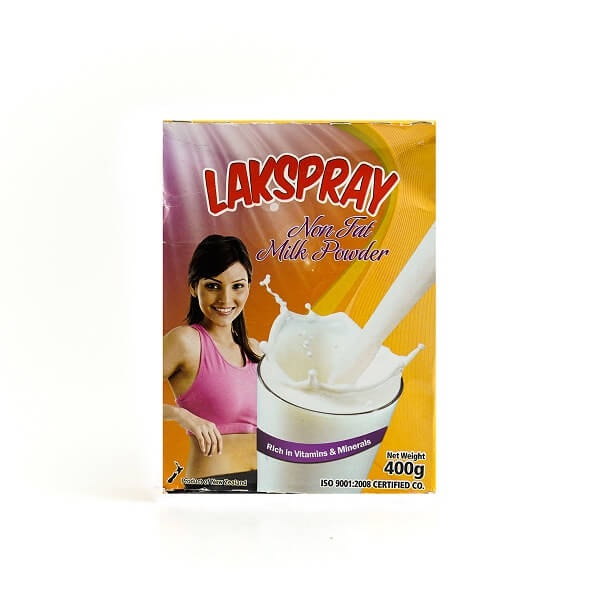 Lakspray Milk Powder Non Fat 400G - LAKSPRAY - Milk Foods - in Sri Lanka