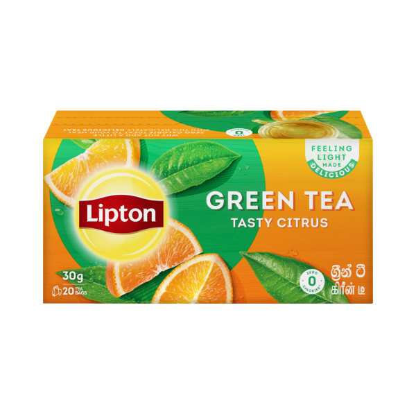 Lipton Citrus Green Tea Bag 26G - in Sri Lanka