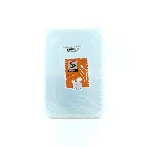 Safepac Rectangle Pp Clear Container With Lid 750Ml 5S - in Sri Lanka