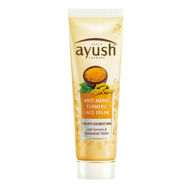 Ayush Face Cream Turmeric 50G - LEVER AYUSH - Facial Care - in Sri Lanka