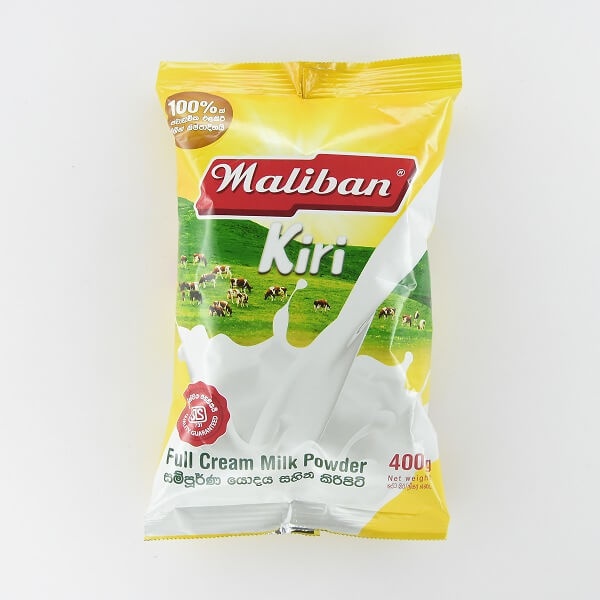 Maliban Milk Powder Full Cream Foil Pack 400G - MALIBAN - Milk Foods - in Sri Lanka