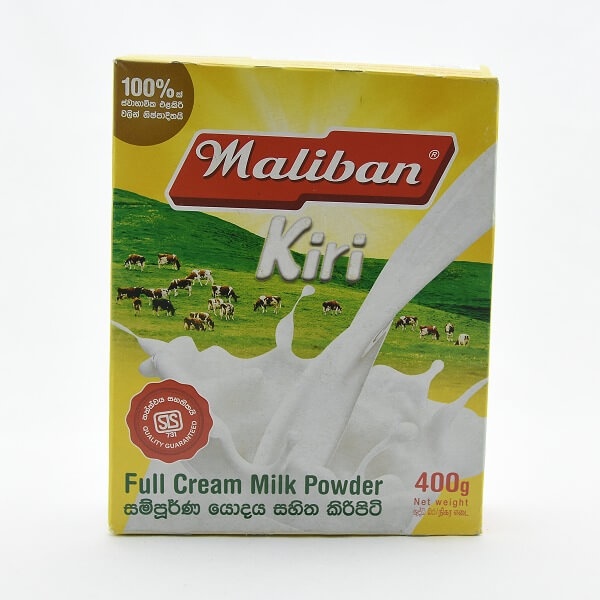 Maliban Milk Powder Full Cream Shelf Pack 400G - MALIBAN - Milk Foods - in Sri Lanka