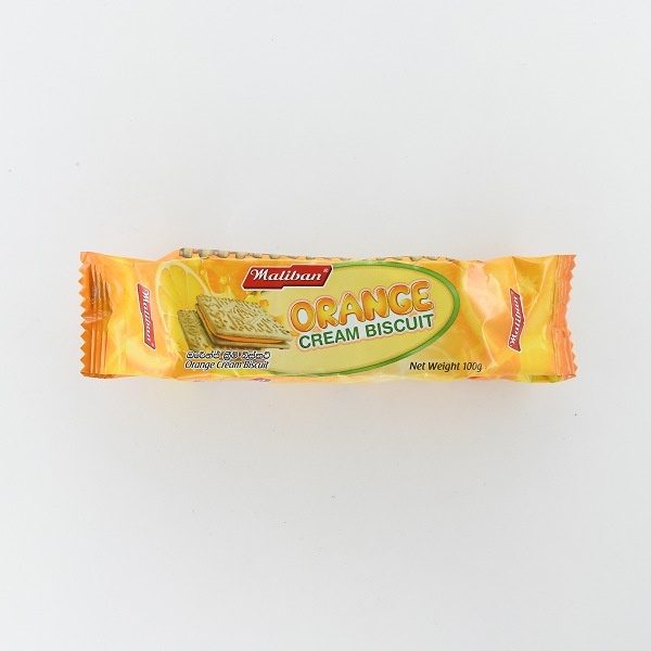 Maliban Biscuit Orange Cream 100G - MALIBAN - Biscuits - in Sri Lanka