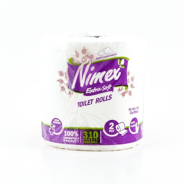 Nimex Toilet Rolls 2Ply Singles - NIMEX - Paper Goods - in Sri Lanka