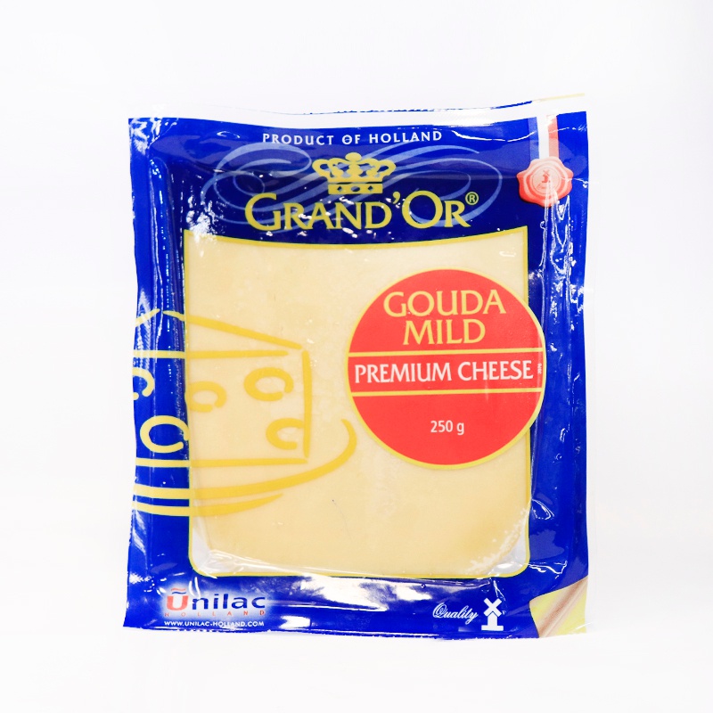 GRAND'OR CHEESE GOUDA WEDGE 250G | Glomark.lk