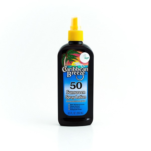 Caribbean Breeze Sunscreen Spray Lotion Spf50 250Ml - CARIBBEAN BREEZE - Skin Care - in Sri Lanka