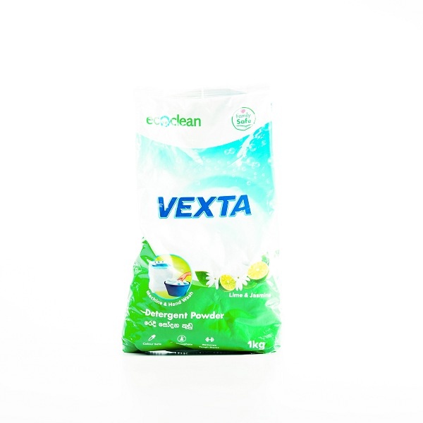 Vexta Detergent Powder Lime & Jasmine 1Kg - VEXTA - Laundry - in Sri Lanka