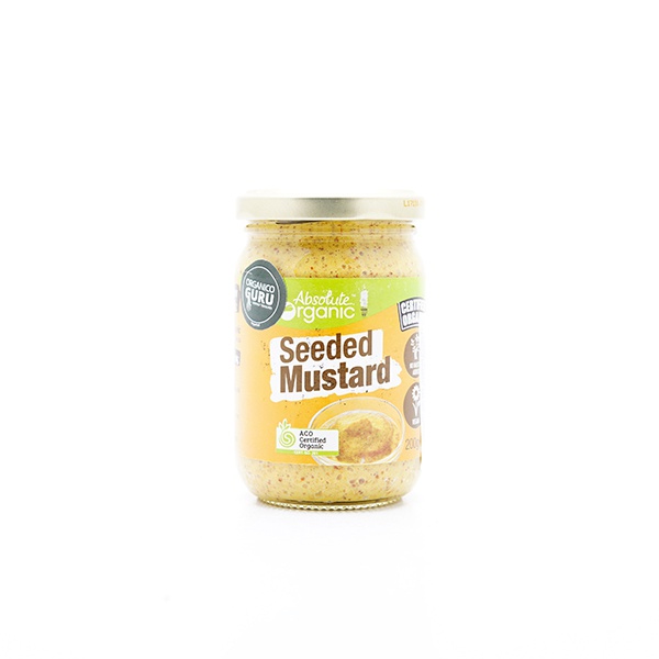 Absolute Organic Seeded Mustard 200G - ABSOLUTE ORGANIC - Sauce - in Sri Lanka