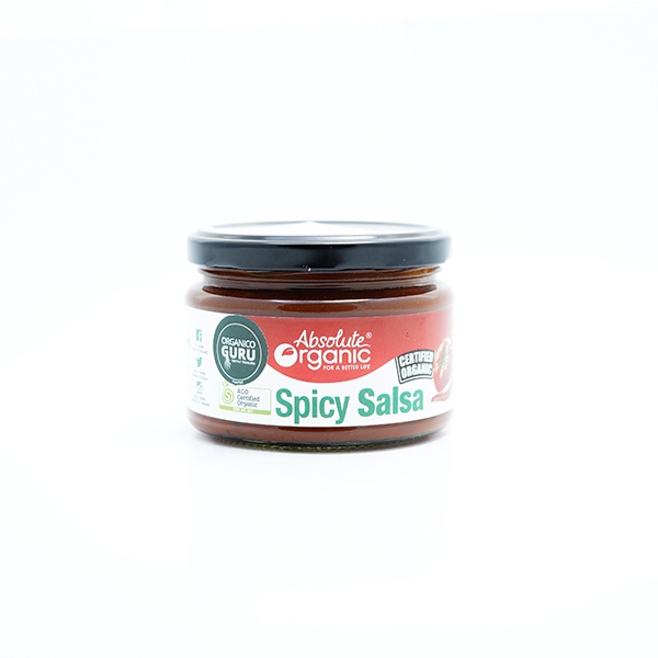 Absolute Organic Spicy Salsa 260G - ABSOLUTE ORGANIC - Sauce - in Sri Lanka