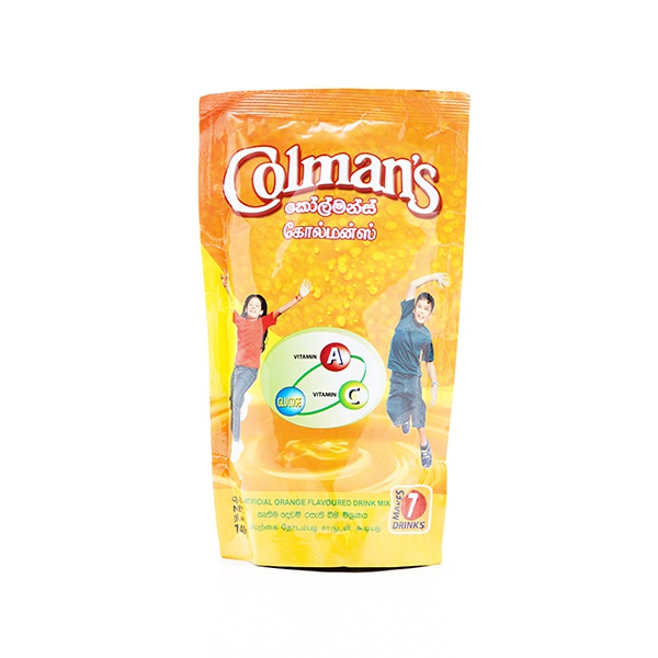 Colmans Orange Flavoured Drink Powder 120G - COLMANS - Fruit Drinks - in Sri Lanka