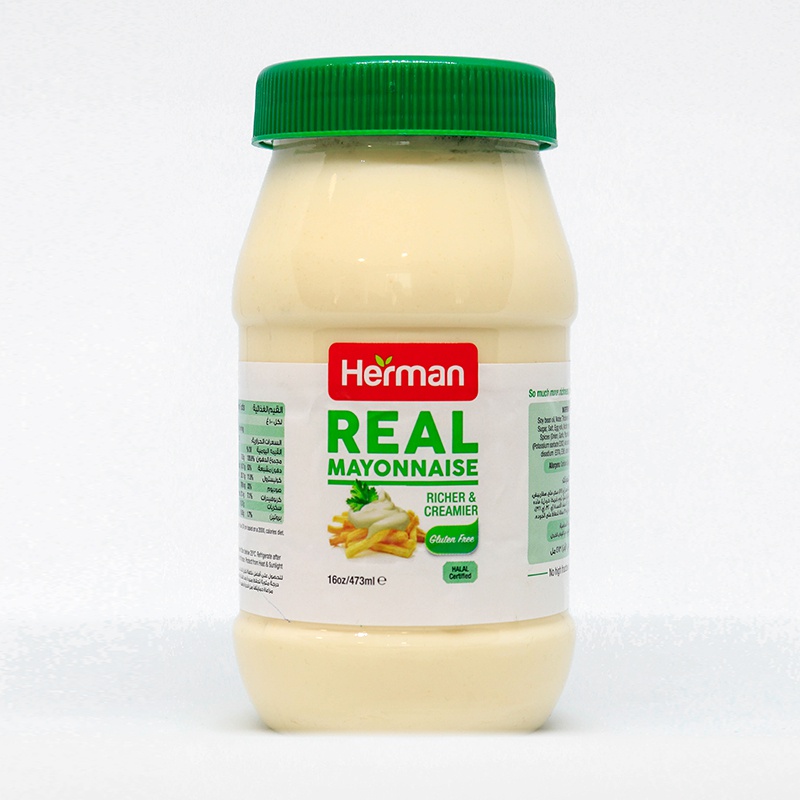 Herman Real Mayonnaise Richer & Creamier 473Ml - HERMAN - Sauce - in Sri Lanka