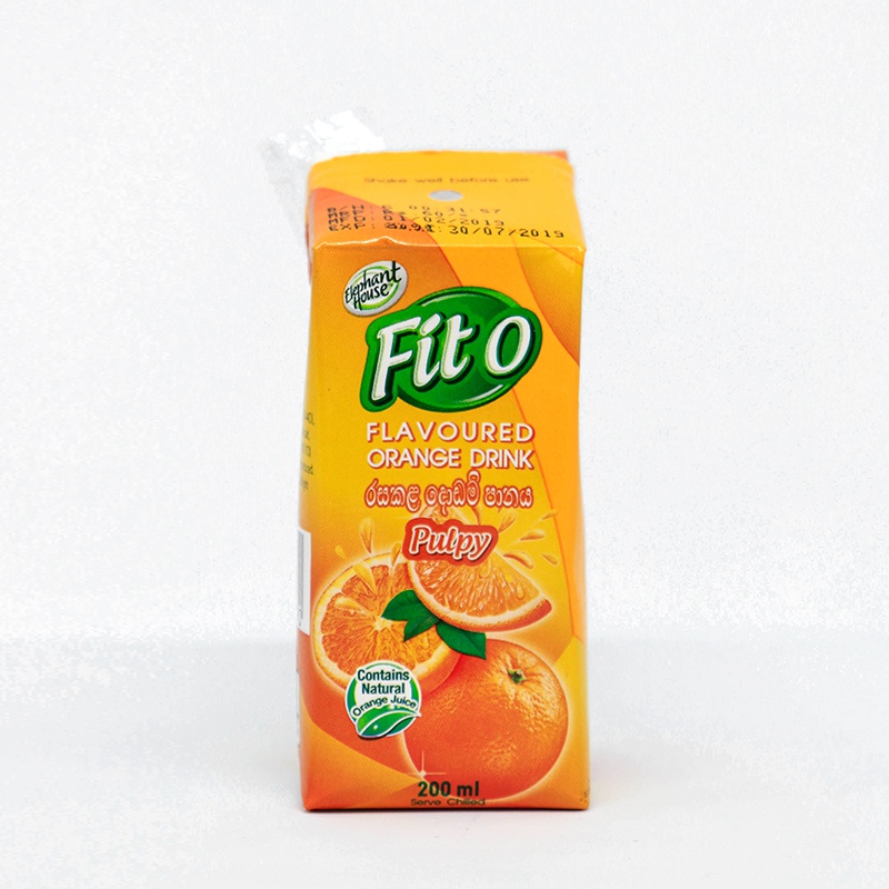 Elephant House Fito Orange Nectar 200ML - ELEPHANT HOUSE - Fruit Drinks - in Sri Lanka