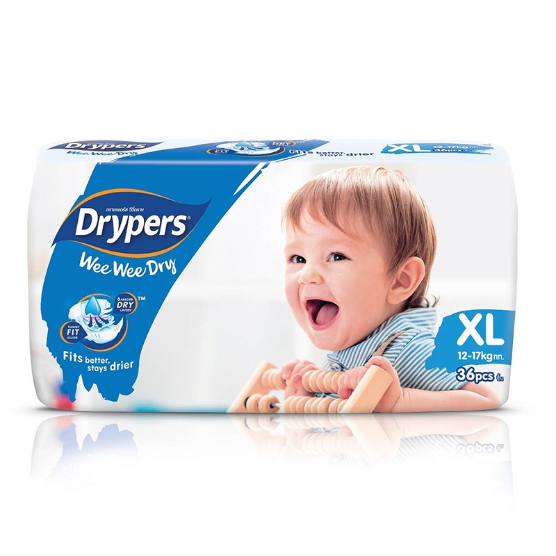 Drypers Wee Wee Dry Jumbo Extra Large 36 Pcs - Drypers - Baby Need - in Sri Lanka