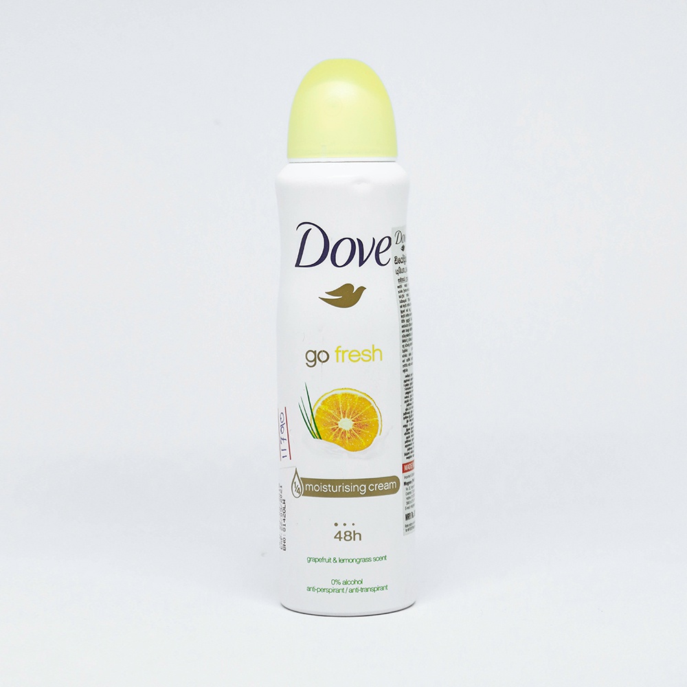 Dove Deo Spray Go Fresh Grapefruit & Lemongrass Scent 150Ml - DOVE - Female Fragrances - in Sri Lanka