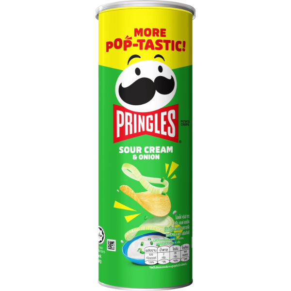 Pringles Sour Cream & Onion Potato Chips 147G - PRINGLES - Snacks - in Sri Lanka