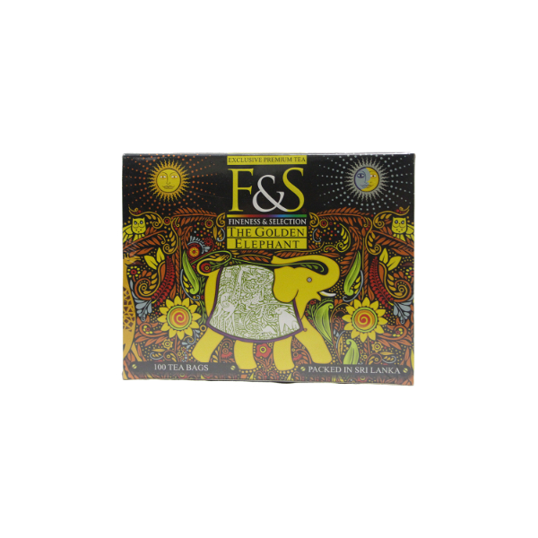 F & S The Golden Elephant Premium Tea Bags 100S 200G - F & S - Tea - in Sri Lanka